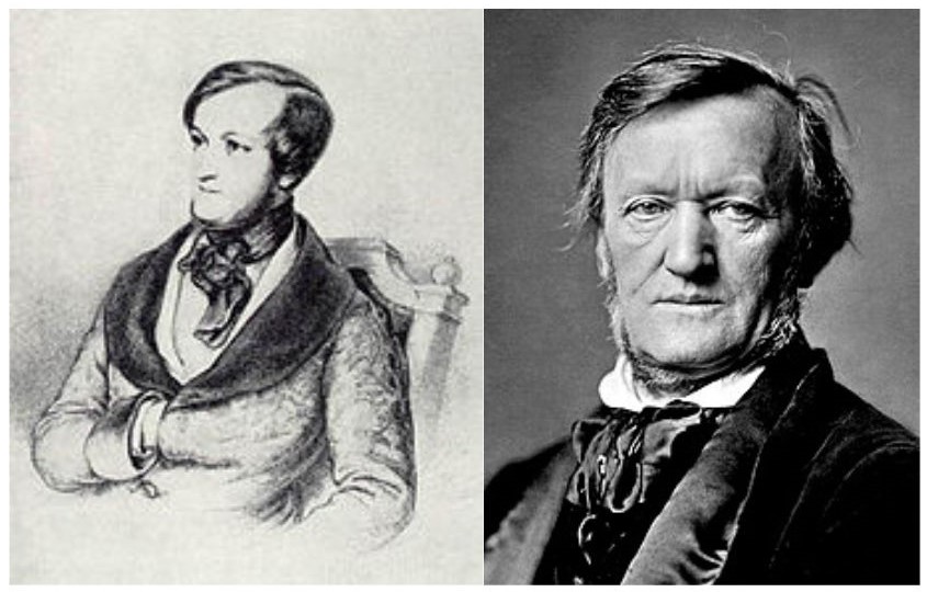 Young and old Richard Wagner